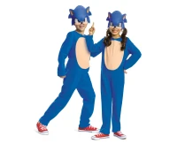 Costume Sonic Basic (license), size XS (3-4 years)